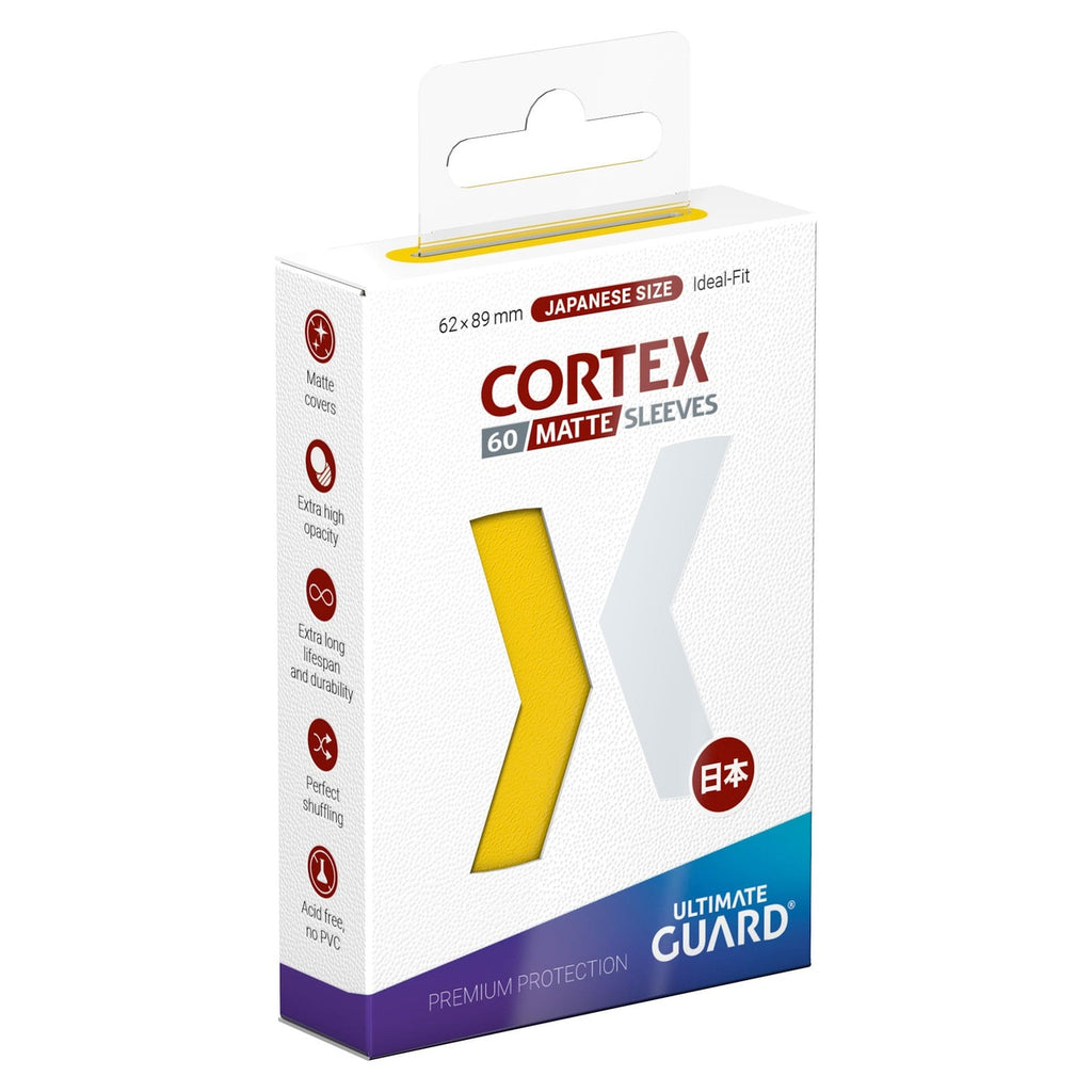 Zdjęcie produktu Ultimate Guard Koszulki Cortex Matte w Rozmiarze Japońskim (60) – Żółte
