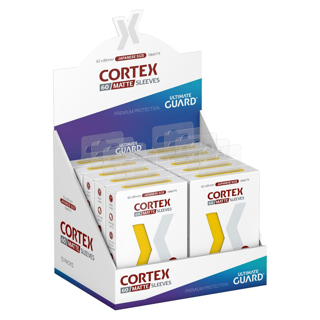 Zdjęcie produktu Ultimate Guard Koszulki Cortex Matte w Rozmiarze Japońskim (60) – Żółte
