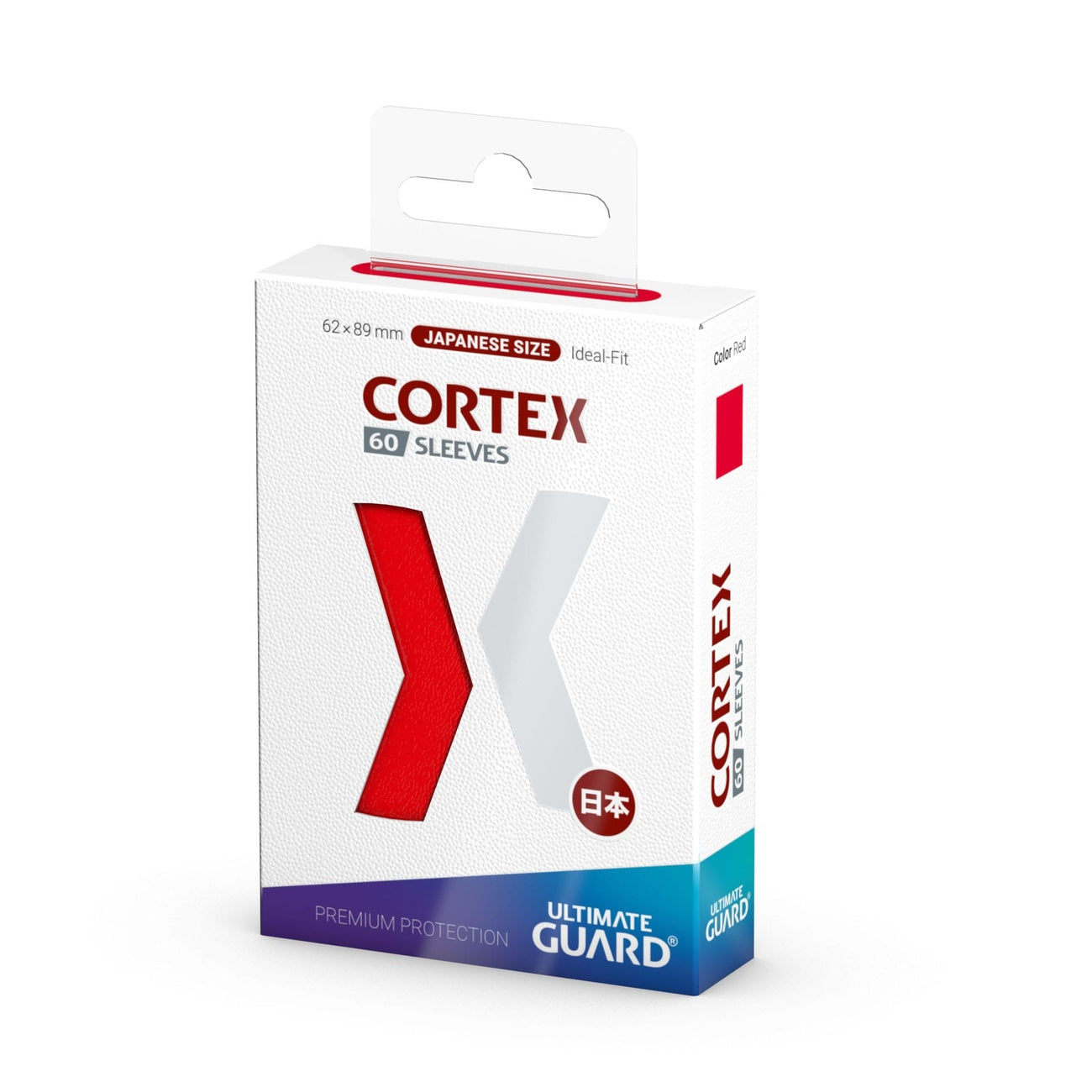 Zdjęcie produktu Ultimate Guard Cortex Sleeves Rozmiar Japoński (60) - Czerwone