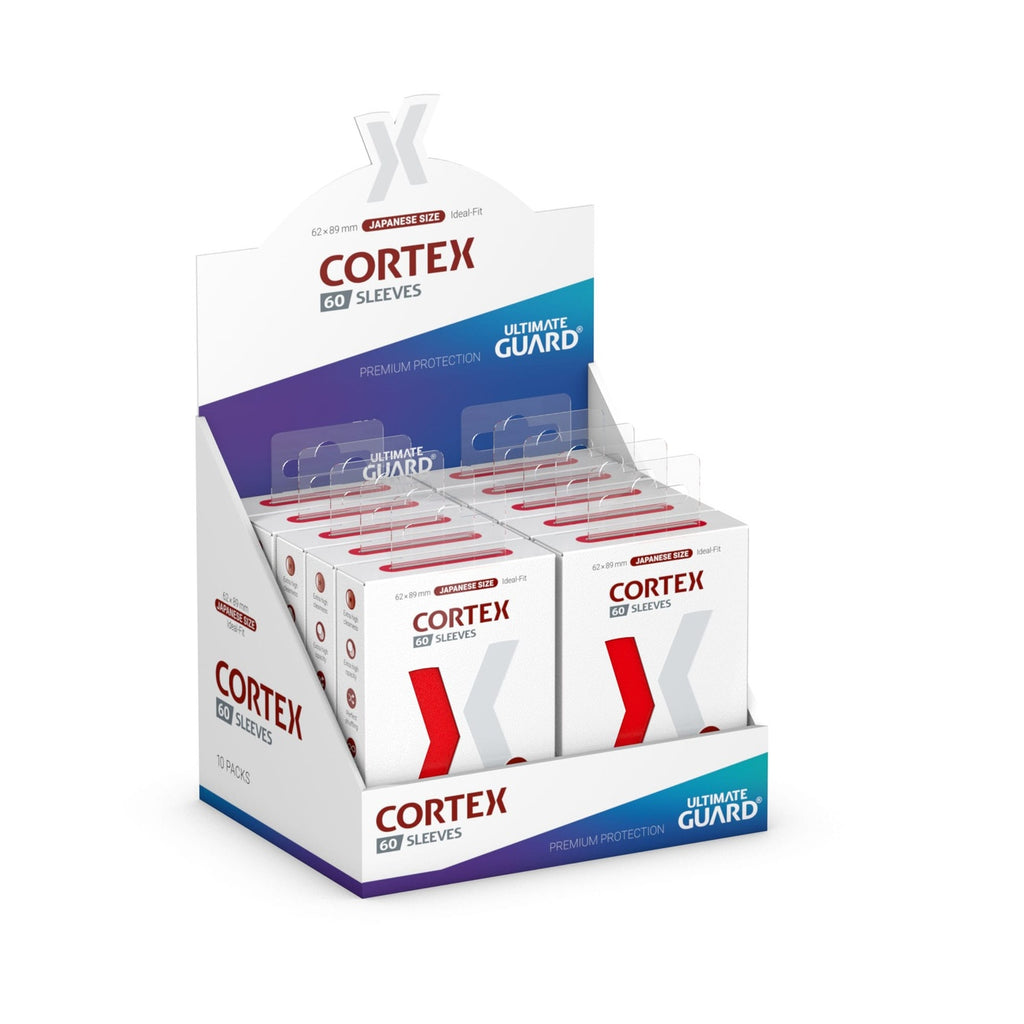 Zdjęcie produktu Ultimate Guard Cortex Sleeves Rozmiar Japoński (60) - Czerwone