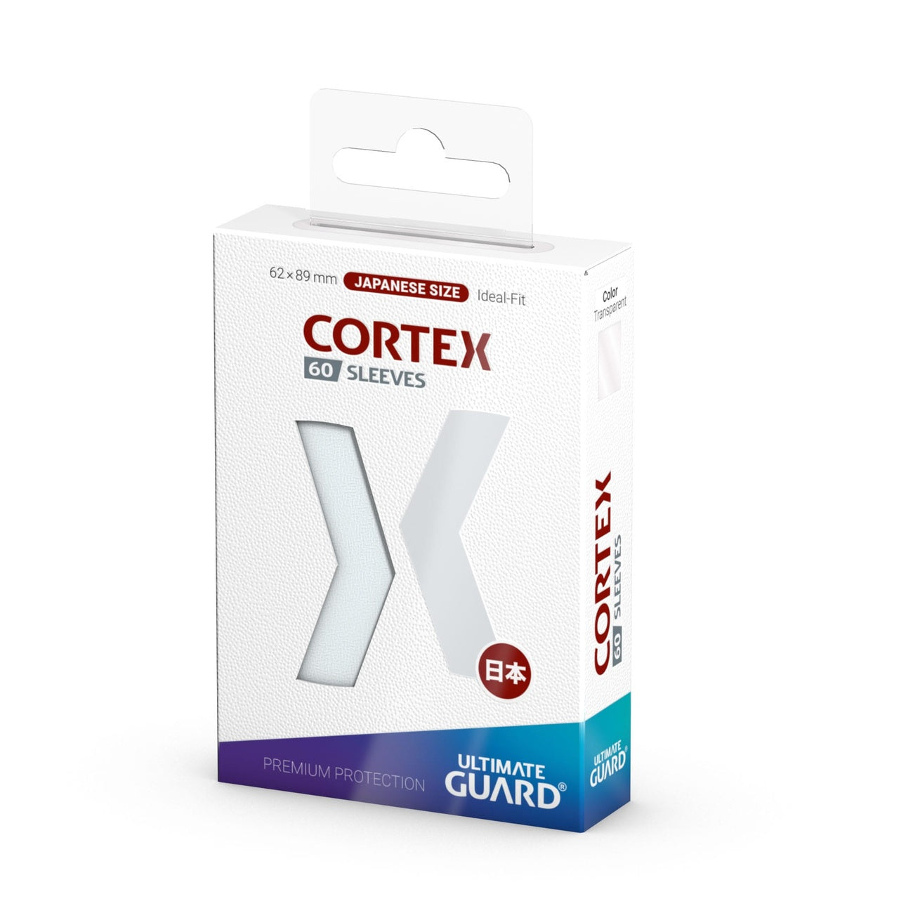 Zdjęcie produktu Ultimate Guard Cortex Sleeves rozmiar japoński (60) – Przezroczyste