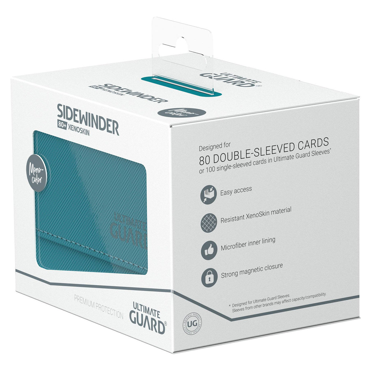 Zdjęcie produktu Ultimate Guard Sidewinder 80+ Xenoskin – Petrol
