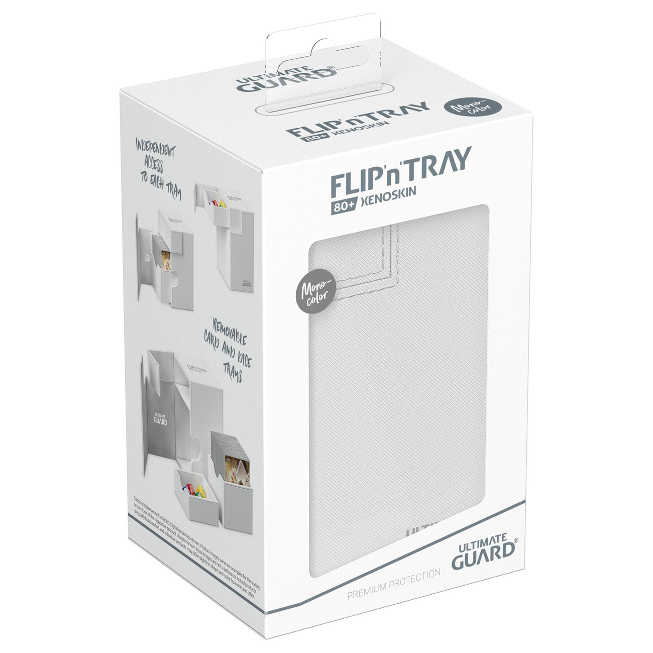 Zdjęcie produktu Ultimate Guard Flip'n'Tray 80+ Xenoskin - Biały