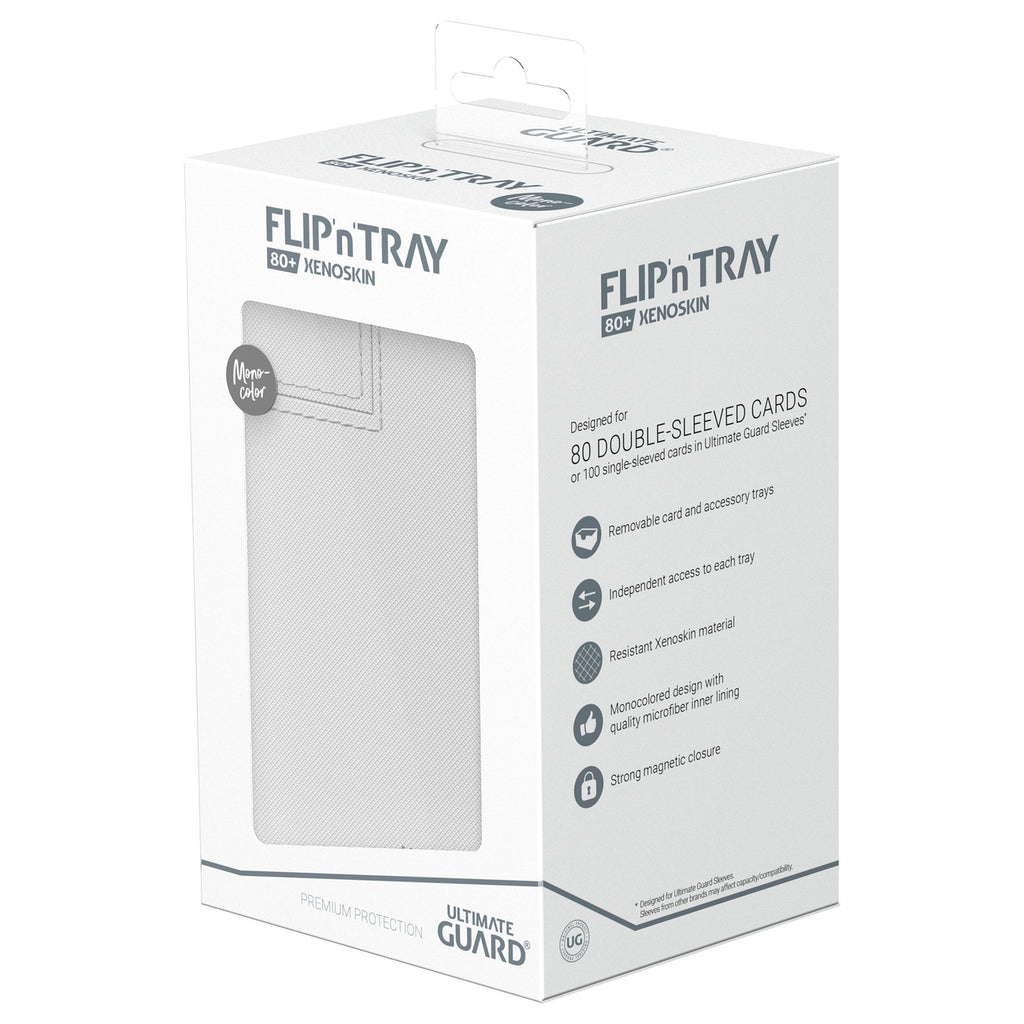 Zdjęcie produktu Ultimate Guard Flip'n'Tray 80+ Xenoskin - Biały