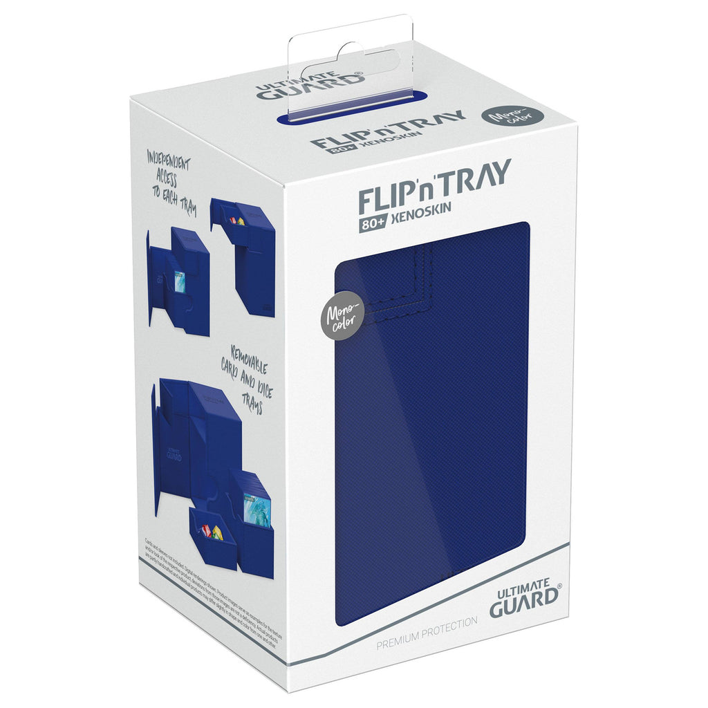 Product image Ultimate Guard Flip'n'Tray 80+ Xenoskin - Blue