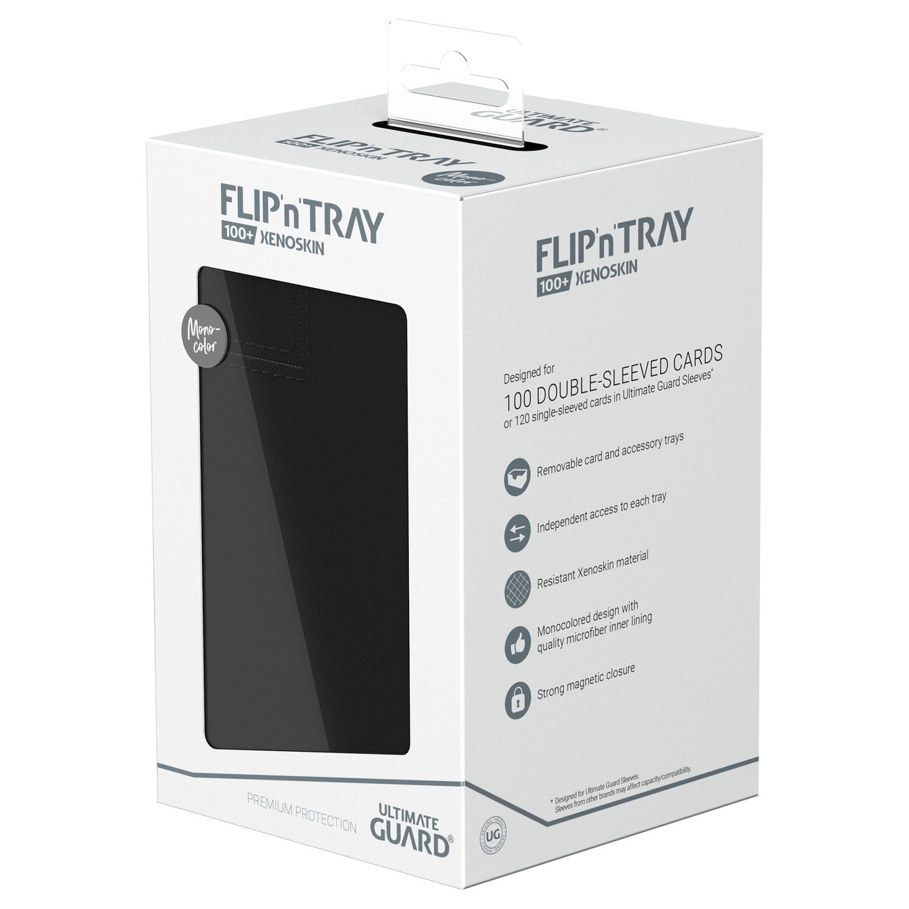 Zdjęcie produktu Ultimate Guard Flip'n'Tray 100+ Xenoskin - Czarny