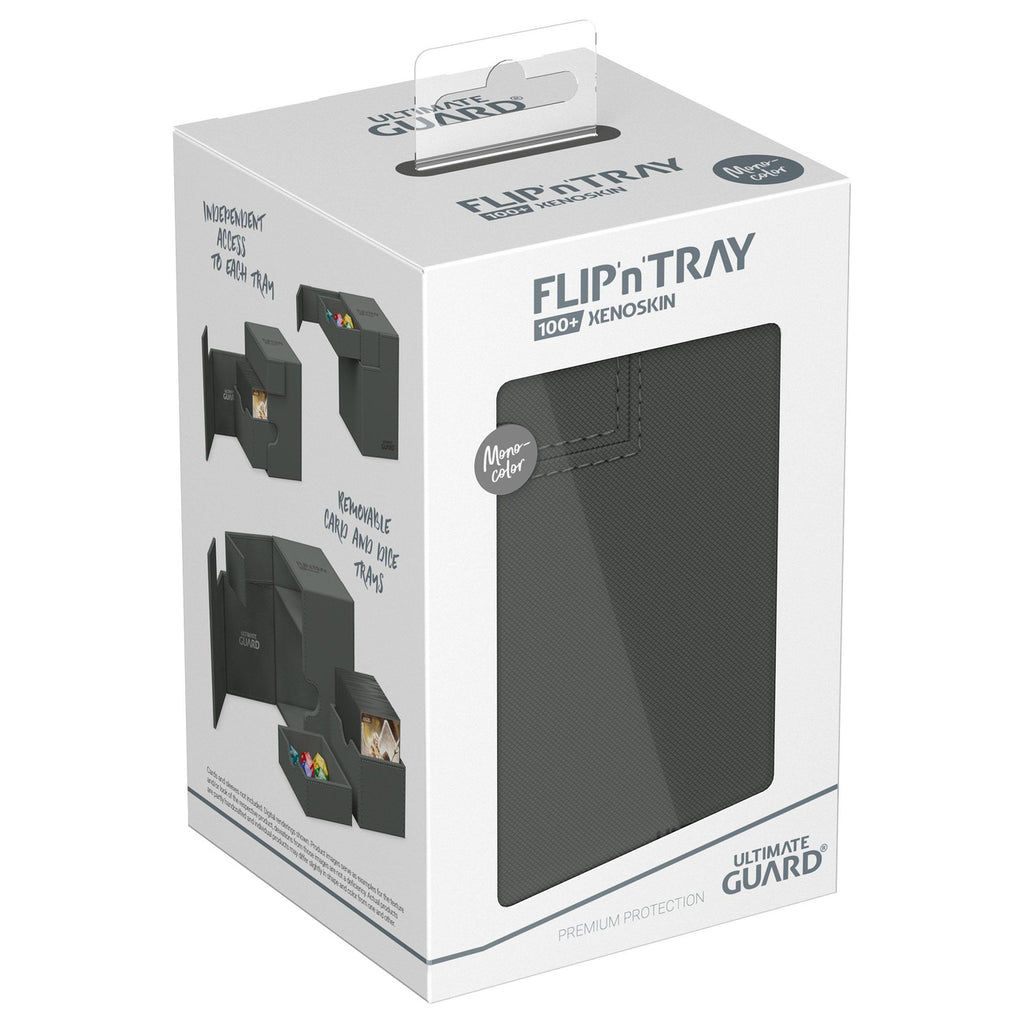 Zdjęcie produktu Ultimate Guard Flip'n'Tray 100+ Xenoskin - Szary