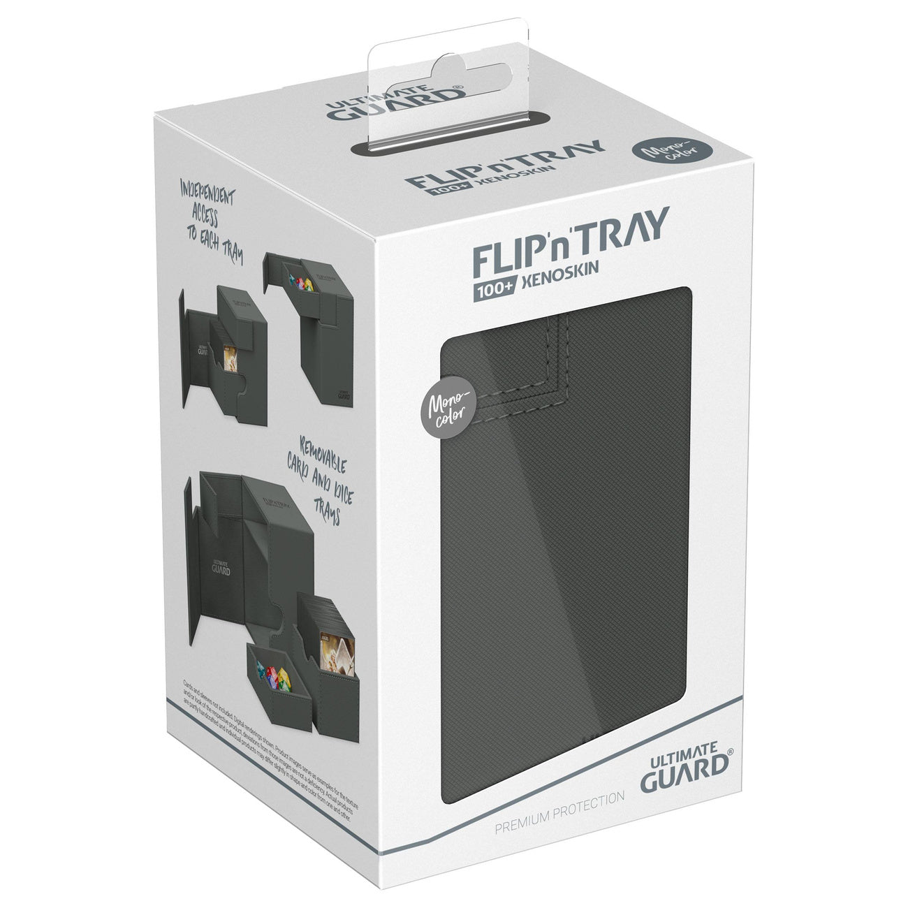 Zdjęcie produktu Ultimate Guard Flip'n'Tray 100+ Xenoskin - Szary