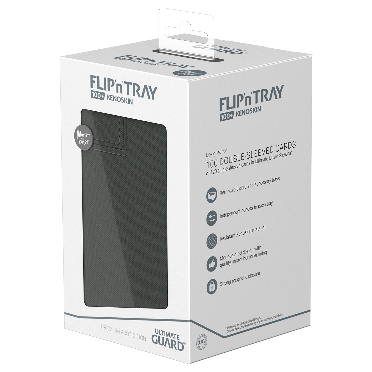 Zdjęcie produktu Ultimate Guard Flip'n'Tray 100+ Xenoskin - Szary
