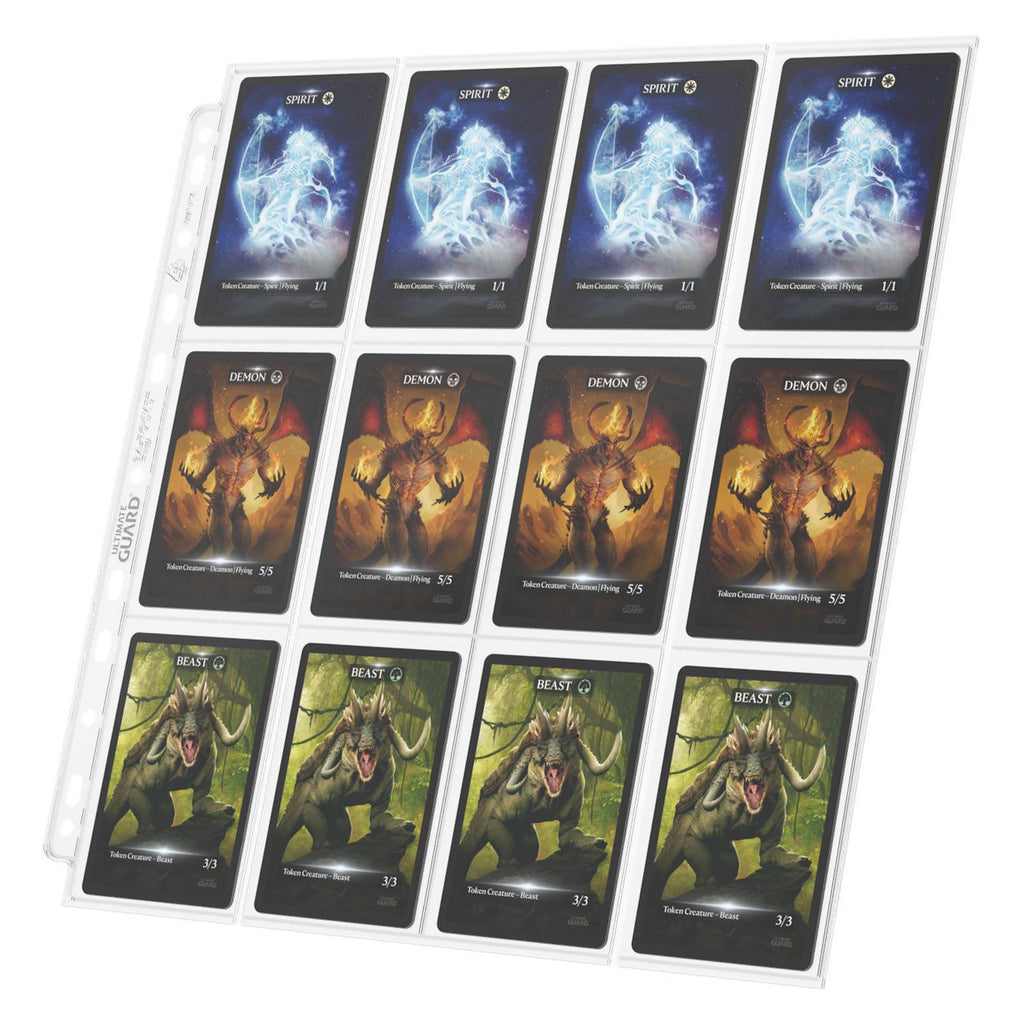 Zdjęcie produktu Ultimate Guard 24-Pocket QuadRow Pages Side-Loading (10) – Przezroczyste