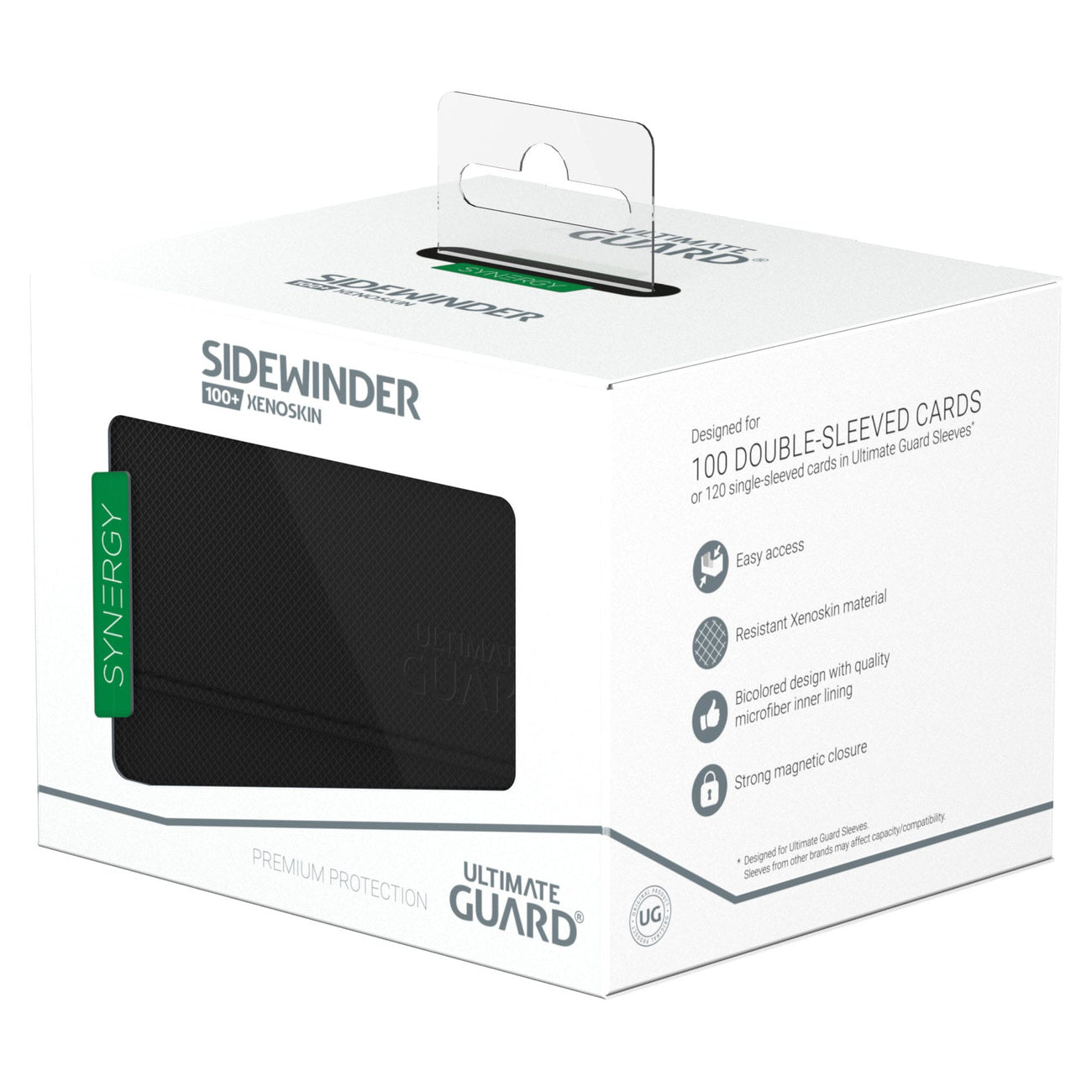 Zdjęcie produktu Ultimate Guard Sidewinder 100+ Xenoskin Synergy - Czarny/Zielony