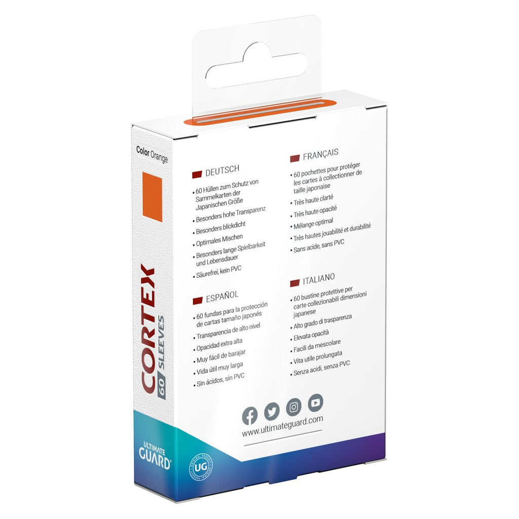 Product image Ultimate Guard Cortex Sleeves Japanese Size (60) - Orange