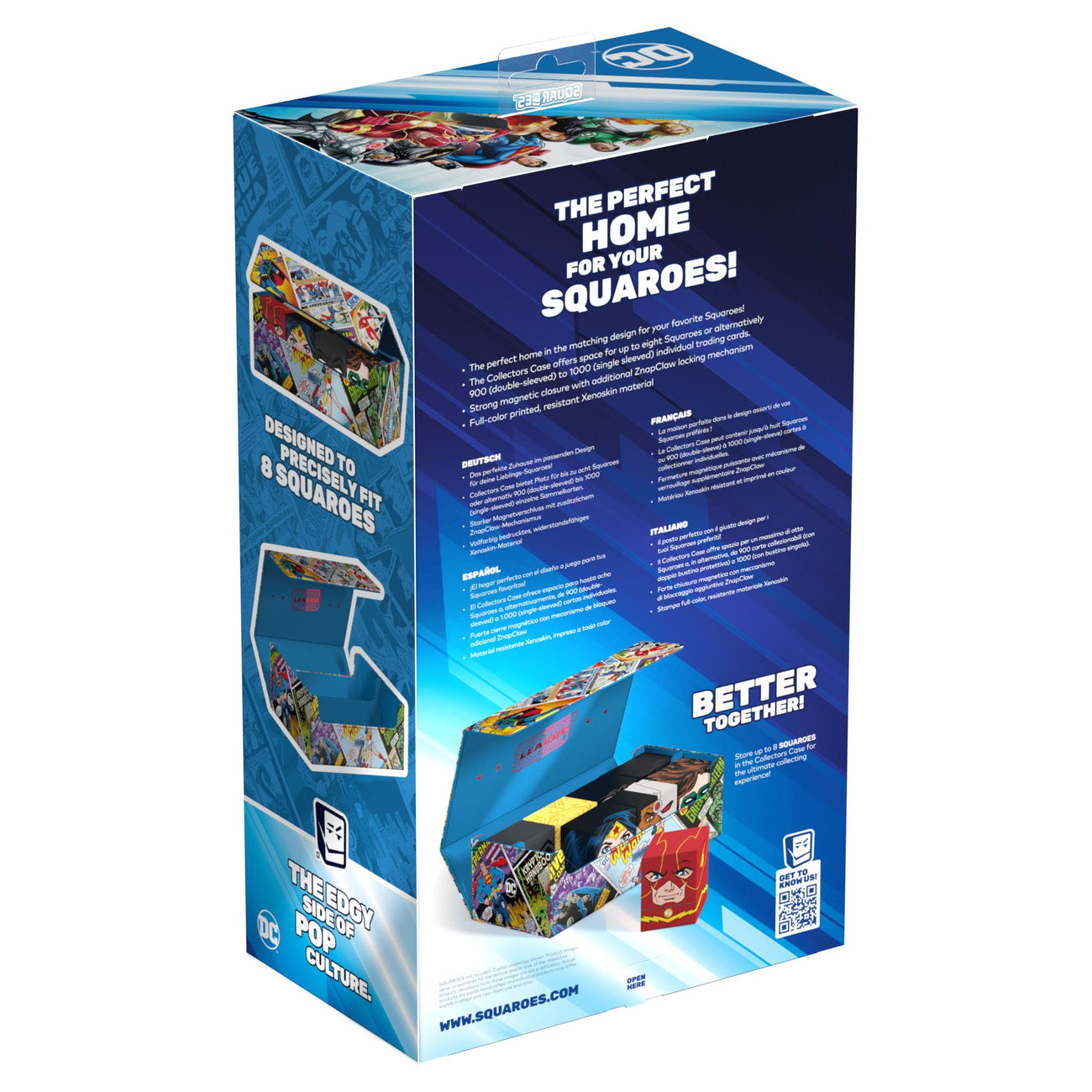 Zdjęcie produktu Squaroes Collectors Case 800 DC Justice League™ – Vintage Comics
