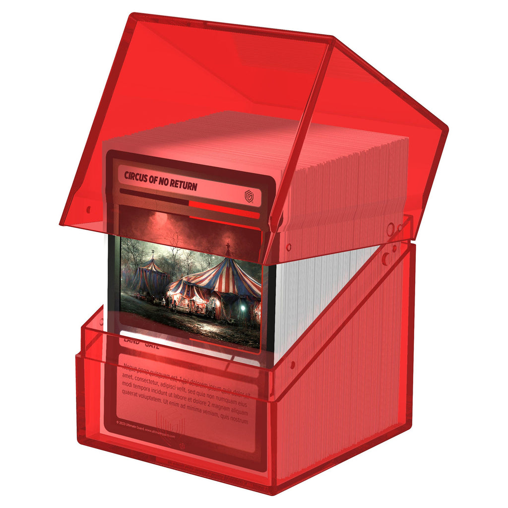 Product image Ultimate Guard Boulder 100+ Clear - Ruby