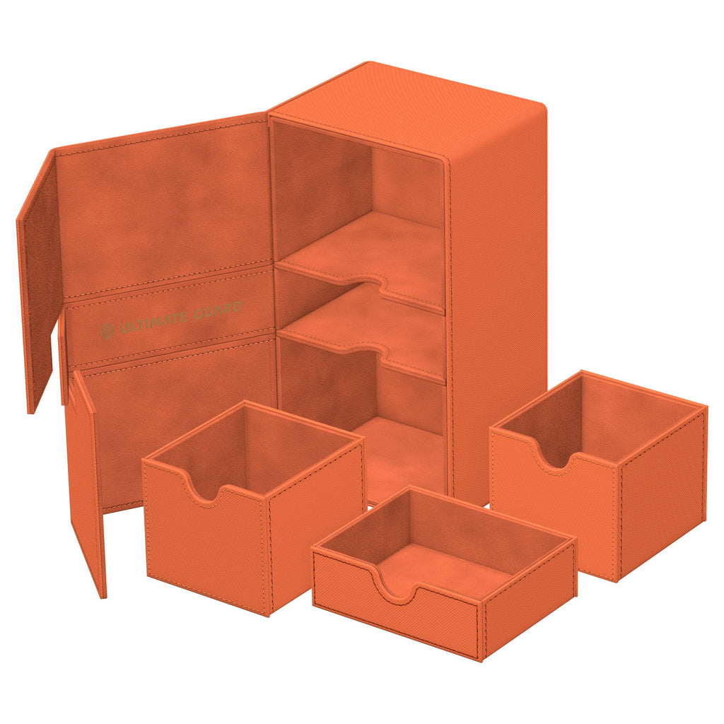 Product image Ultimate Guard Twin Flip'n'Tray 200+ Xenoskin "Summer Edition 2025" - Peach