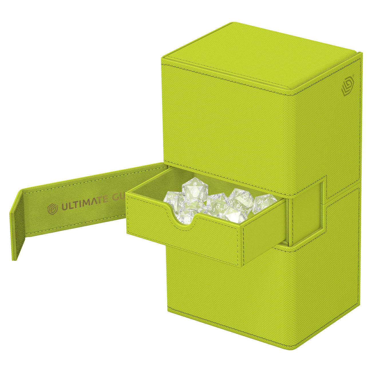 Zdjęcie produktu Ultimate Guard Twin Flip'n'Tray 200+ Xenoskin "Summer Edition 2025" - Lime