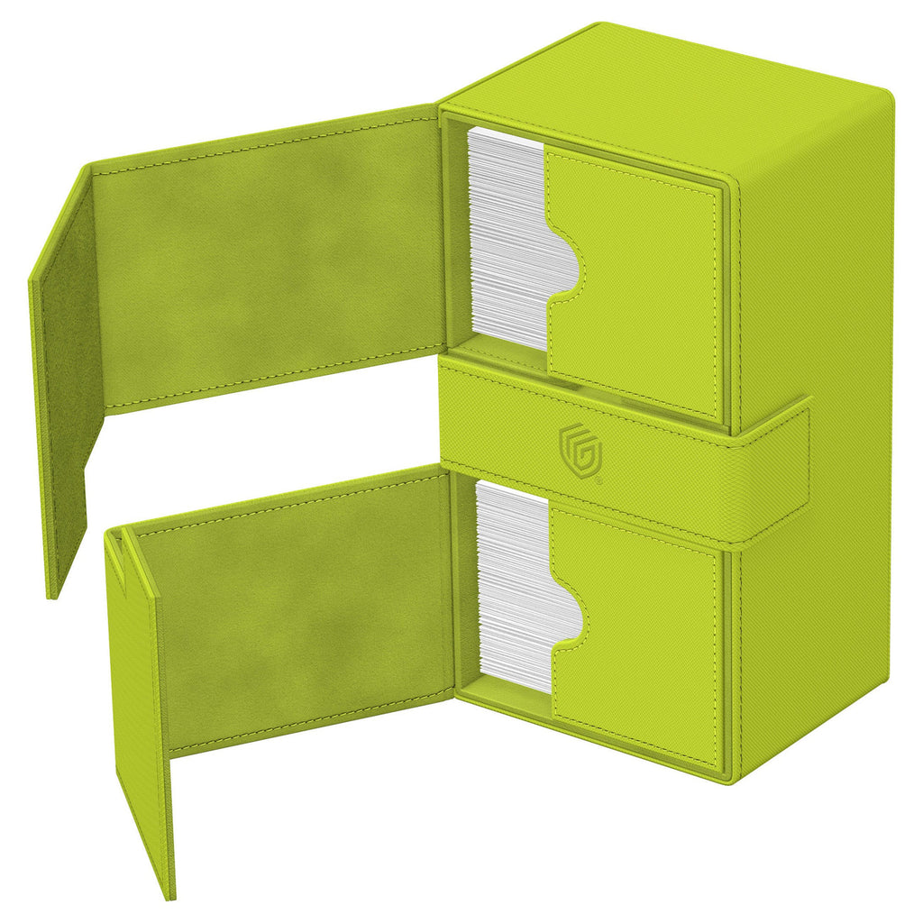 Zdjęcie produktu Ultimate Guard Twin Flip'n'Tray 200+ Xenoskin "Summer Edition 2025" - Lime