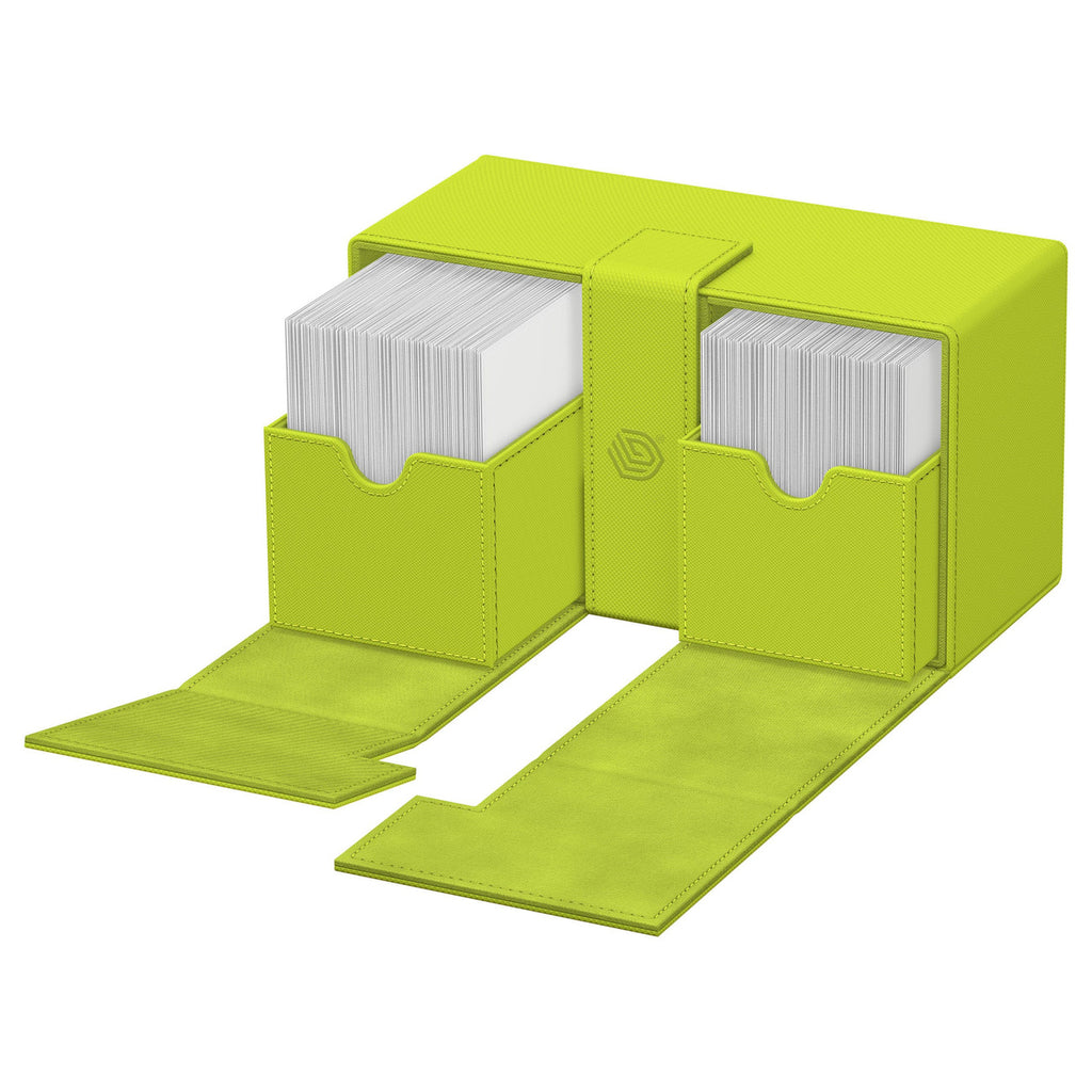 Zdjęcie produktu Ultimate Guard Twin Flip'n'Tray 200+ Xenoskin "Summer Edition 2025" - Lime