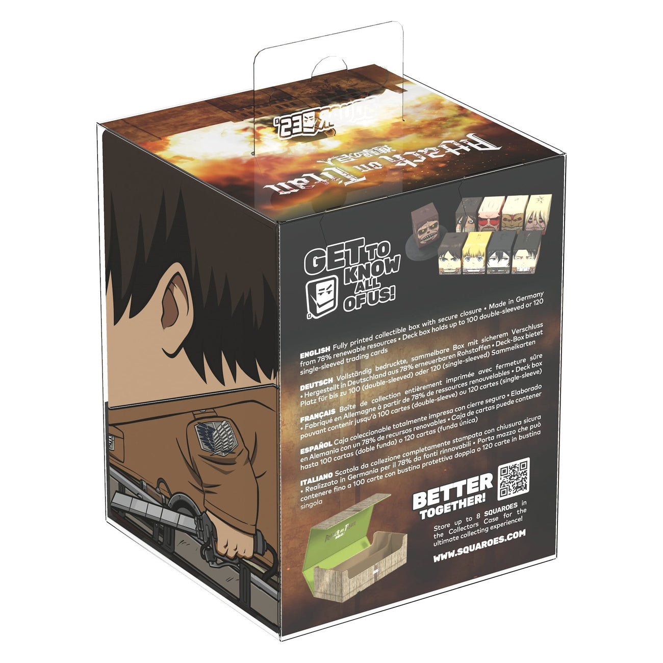 Zdjęcie produktu Squaroes Squaroe Atak Tytanów AOT001 - Eren Jaeger