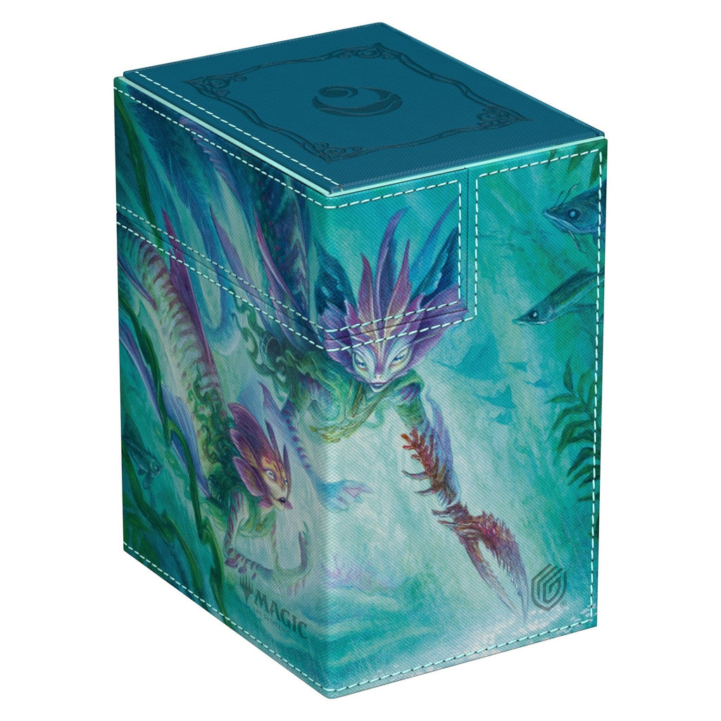Product image Ultimate Guard Flip'n'Tray 133+ Xenoskin Magic: The Gathering "Lorwyn Eclipsed" - Silvergill Mentor