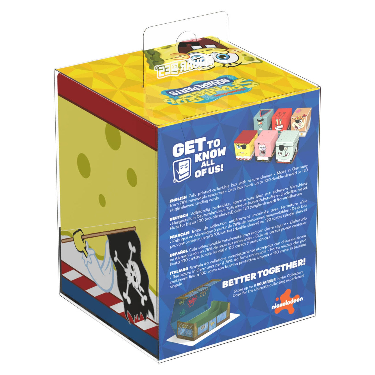 Zdjęcie produktu Squaroes Squaroe SpongeBob Kanciastoporty™ SB015 – Pirat SpongeBob