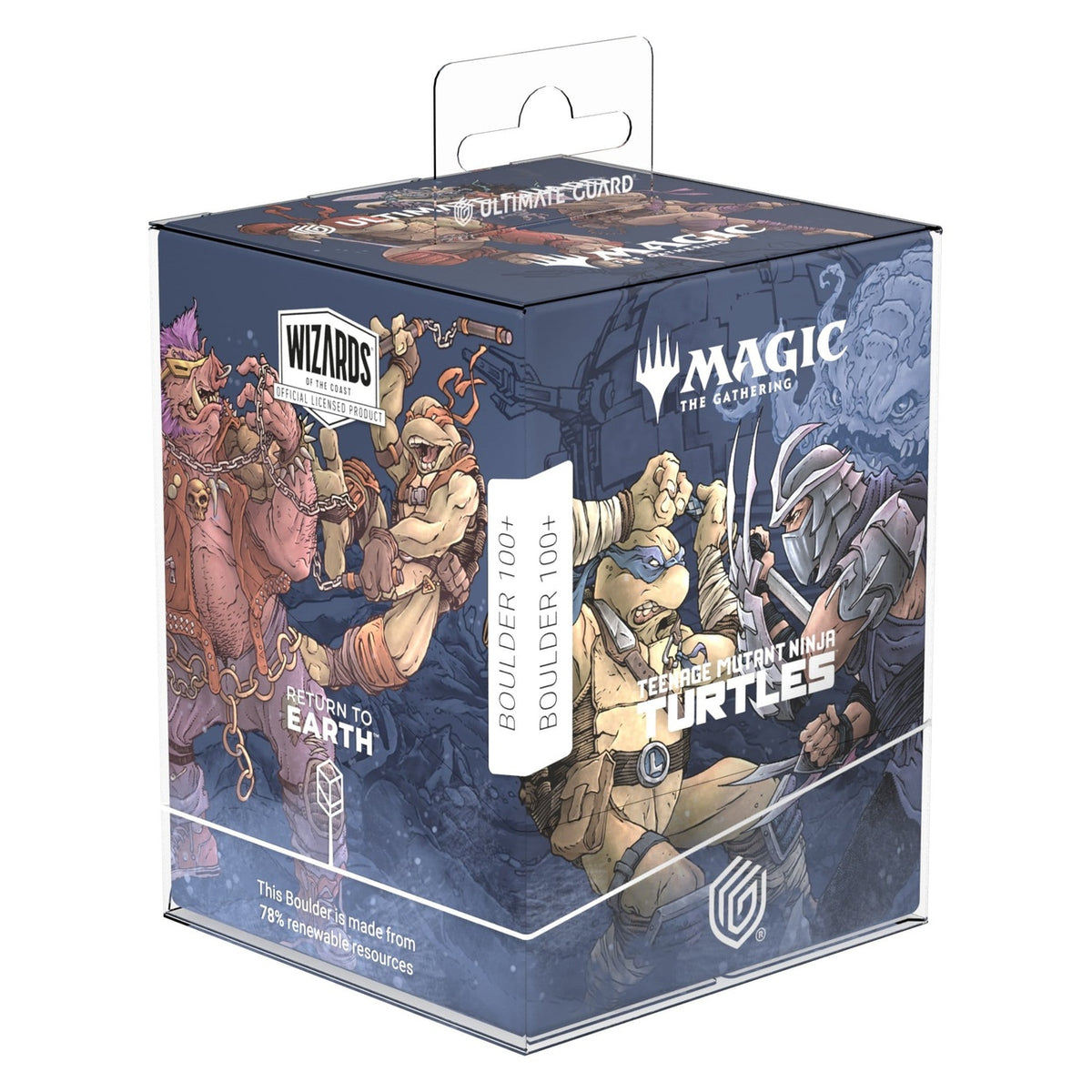 Zdjęcie produktu Ultimate Guard RTE Boulder 100+ Magic: The Gathering | Wojownicze Żółwie Ninja – Bitwa w Technodromie