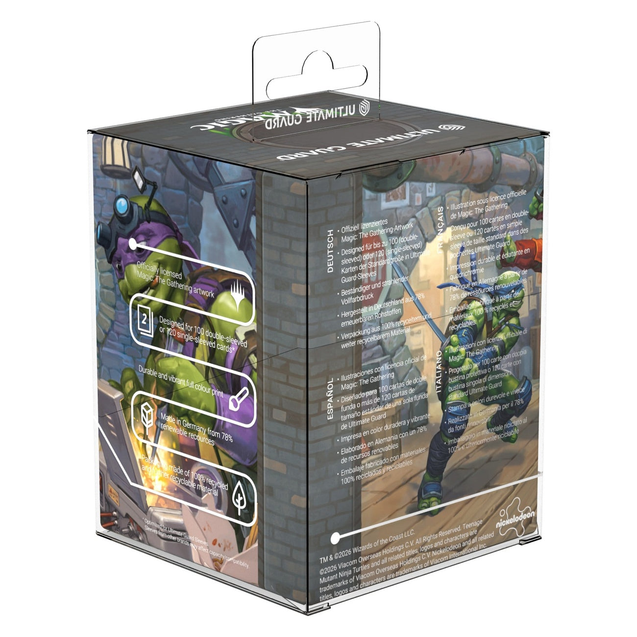 Zdjęcie produktu Ultimate Guard RTE Boulder 100+ Magic: The Gathering | Wojownicze Żółwie Ninja – Kryjówka Żółwi