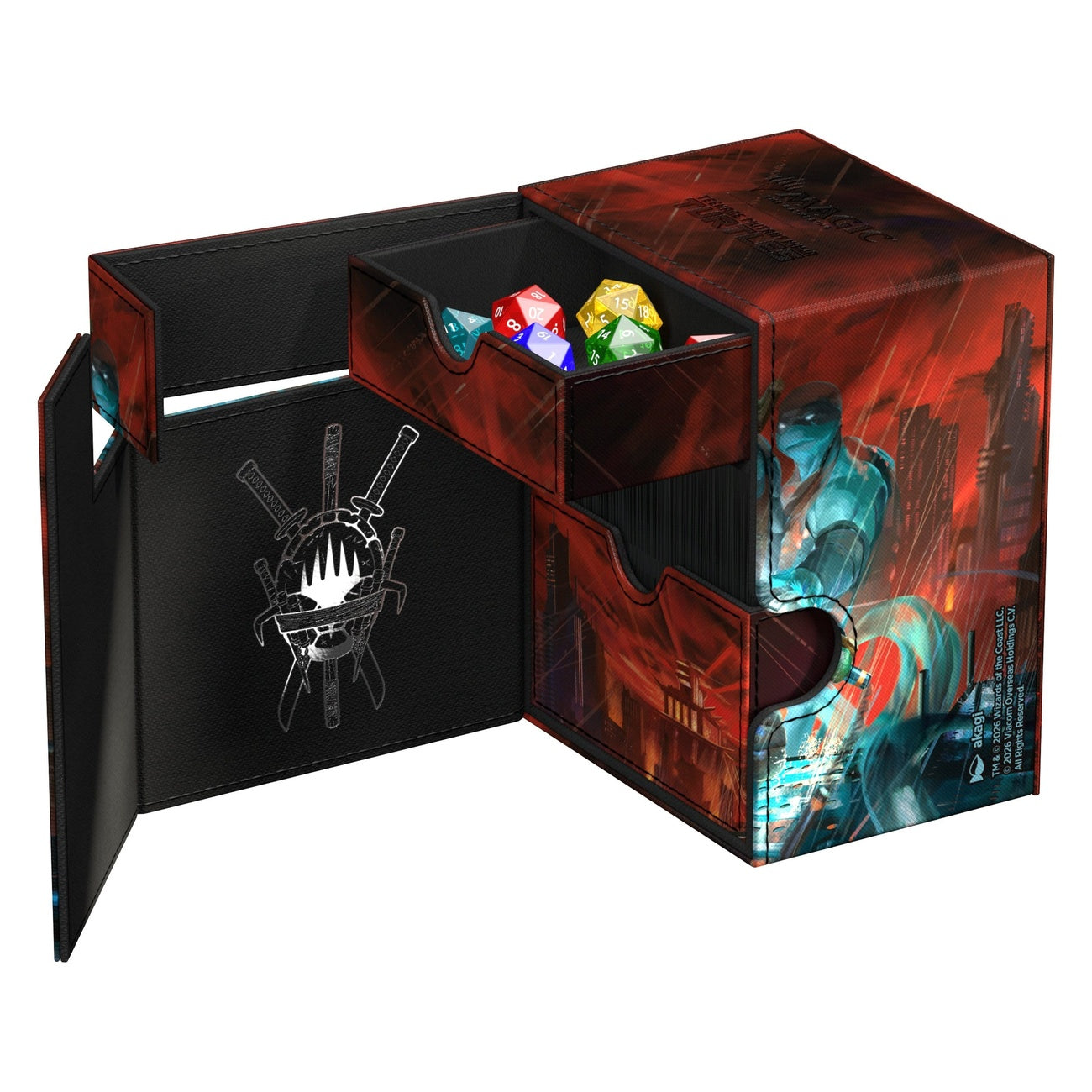 Zdjęcie produktu Ultimate Guard Flip'n'Tray 133+ Xenoskin Magic: The Gathering | Wojownicze Żółwie Ninja – The Last Ronin