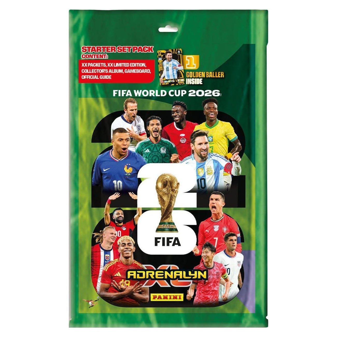 Zdjęcie produktu Panini FIFA World Cup 2026 Adrenalyn XL Trading Cards Zestaw startowy *Wersja niemiecka*