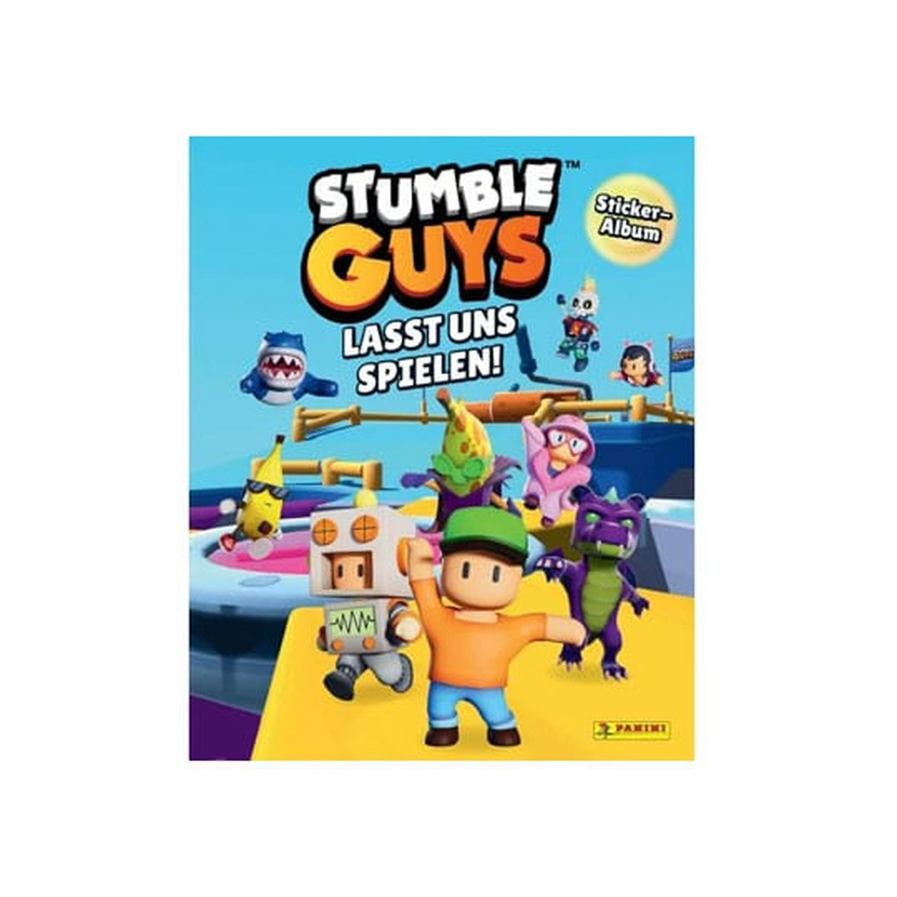 Zdjęcie produktu Stumble Guys: Zagrajmy! Album kolekcjonerski naklejek *Wersja niemiecka*