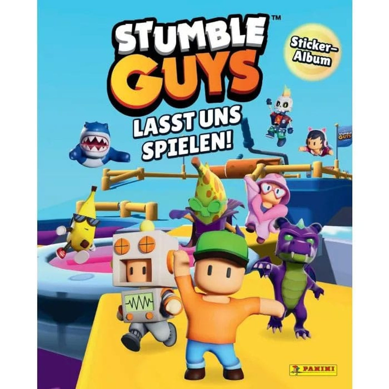 Zdjęcie produktu Stumble Guys: Zagrajmy! Album kolekcjonerski naklejek *Wersja niemiecka*