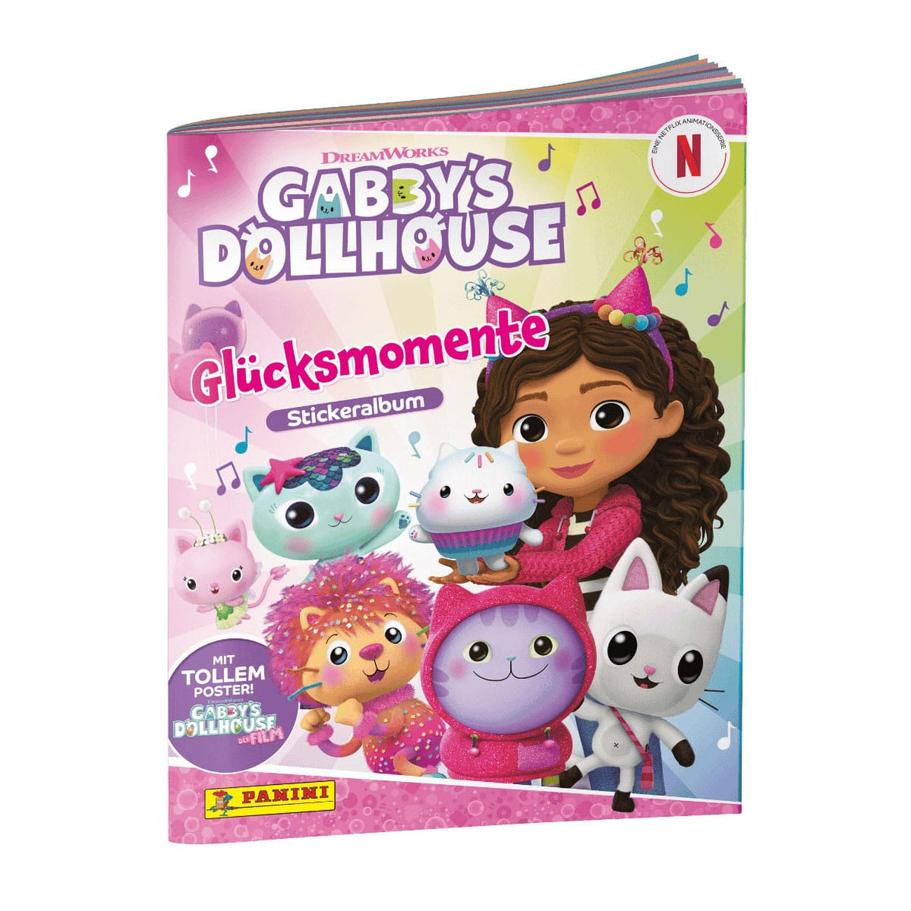 Zdjęcie produktu Gabby's Dollhouse Album Kolekcjonerski Naklejek Szczęśliwe Chwile *Wersja niemiecka*