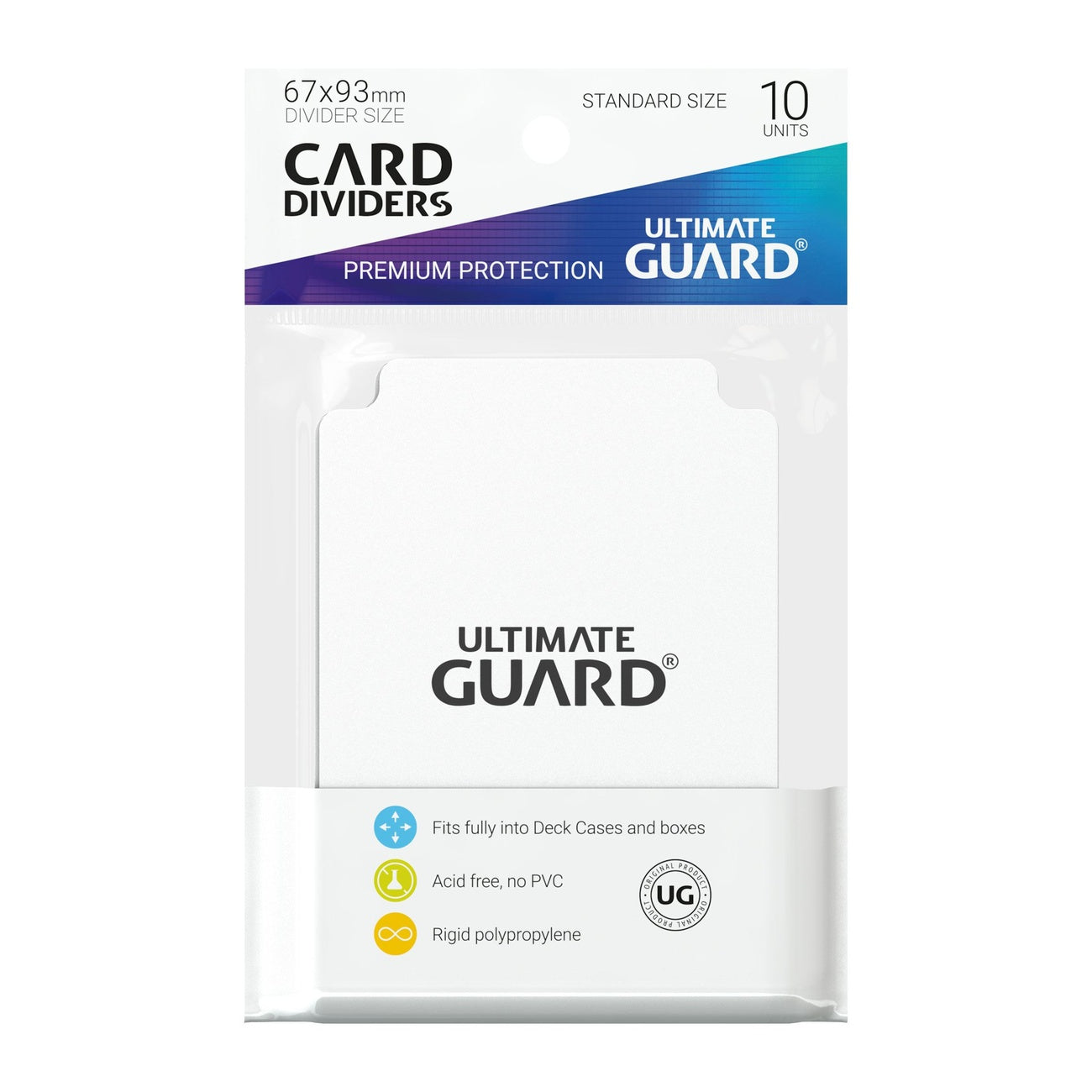 Product image Ultimate Guard Card Dividers Standard Size (10) - White
