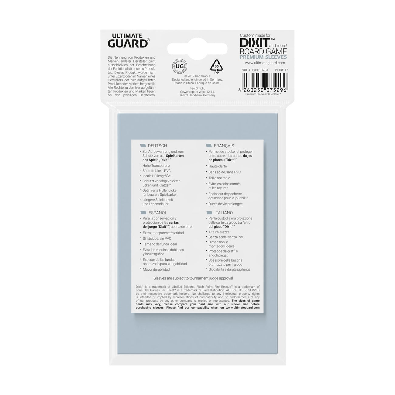 Product image Ultimate Guard Board Game Sleeves (90) - Dixit™ and more