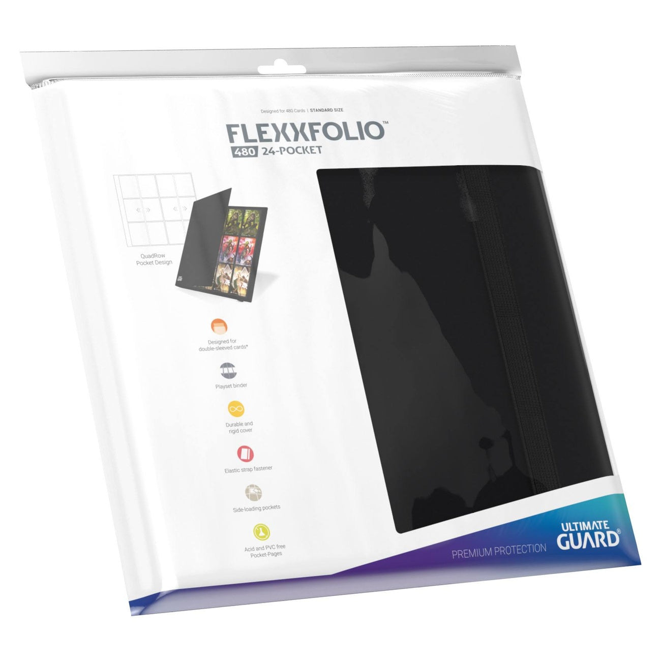 Zdjęcie produktu Ultimate Guard Flexxfolio 480 z 24 kieszeniami – Czarny