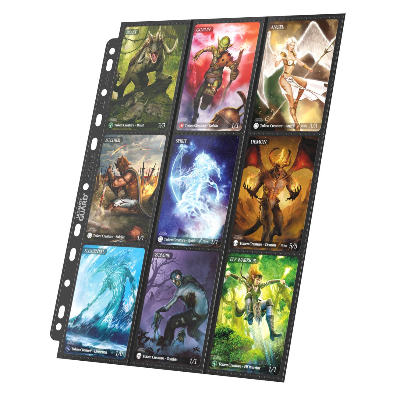Zdjęcie produktu Ultimate Guard Strony z 18 Kieszeniami Boczne Ładowanie (10) - Czarne