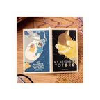 Zdjęcie produktu Mój sąsiad Totoro Naklejka Catbus i Latający Totoro Retro