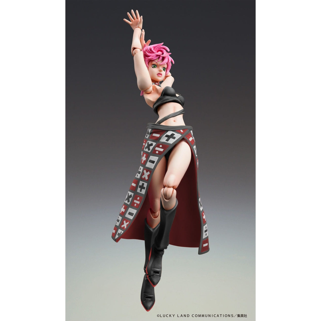 Zdjęcie produktu JoJo's Bizarre Adventure Część 5 Super Action Figurka Trish Una Black Ver. 15 cm