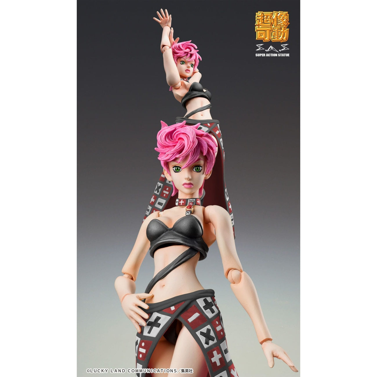 Zdjęcie produktu JoJo's Bizarre Adventure Część 5 Super Action Figurka Trish Una Black Ver. 15 cm