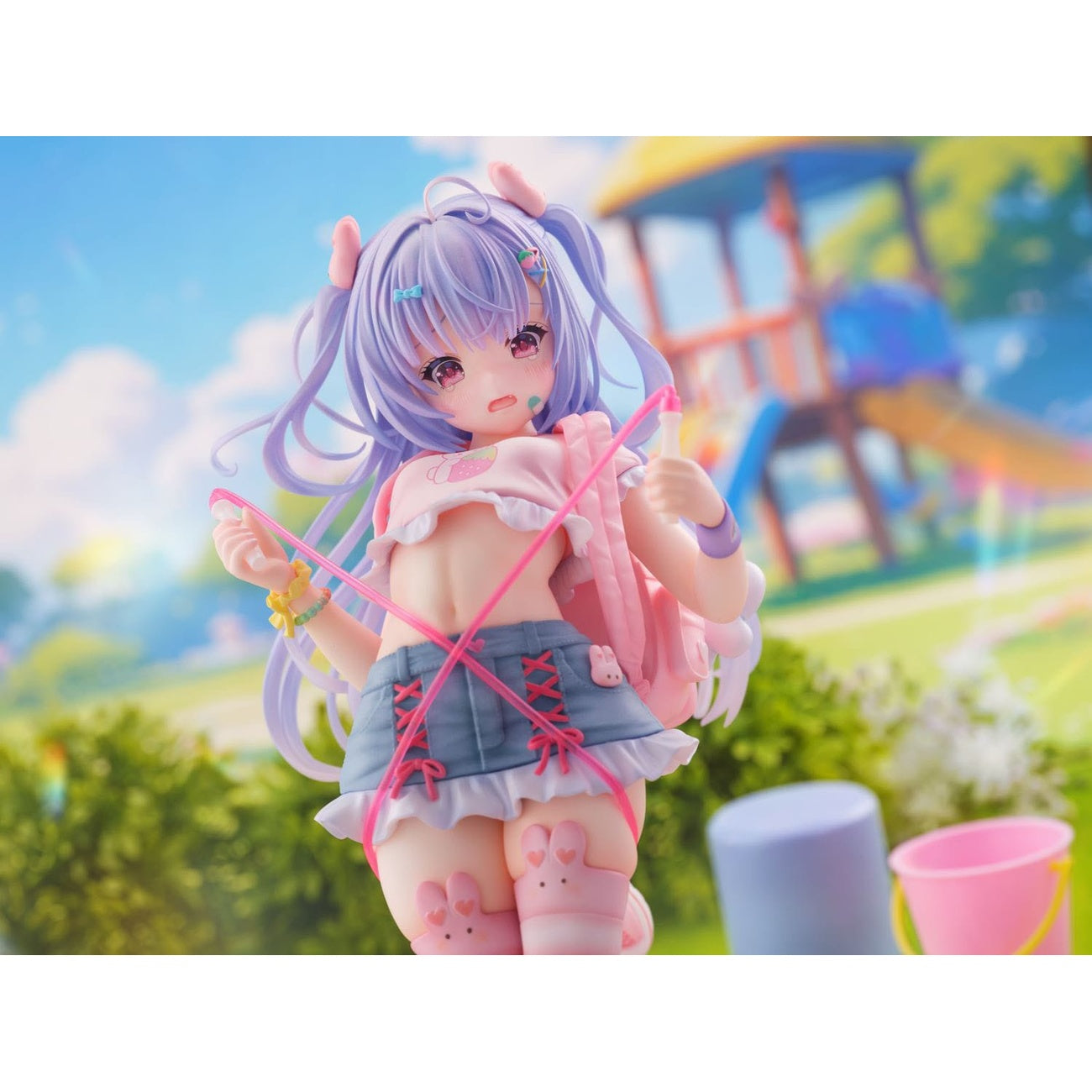 Zdjęcie produktu Original Character Figura PVC 1/6 Skipping Rope Girl Miu Hazuki ilustracja Yuyuko 22 cm