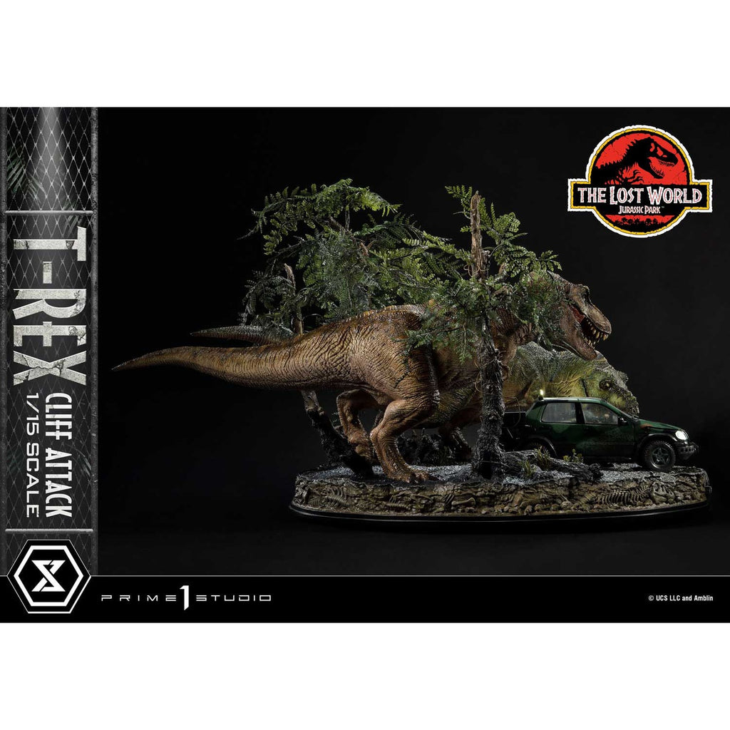 Zdjęcie produktu Jurassic World: Zaginiony świat Figura 1/15 Atak T-Rexa na klifie 53 cm