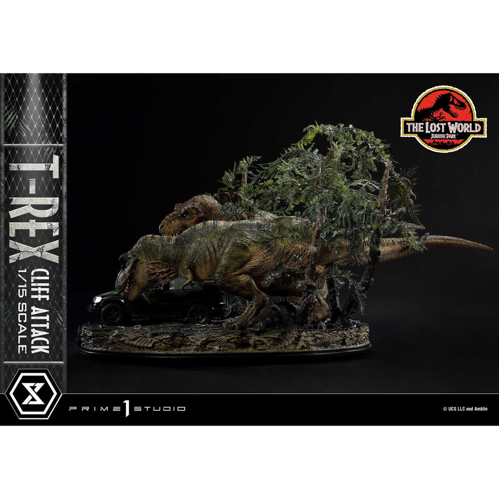 Zdjęcie produktu Jurassic World: Zaginiony świat Figura 1/15 Atak T-Rexa na klifie 53 cm