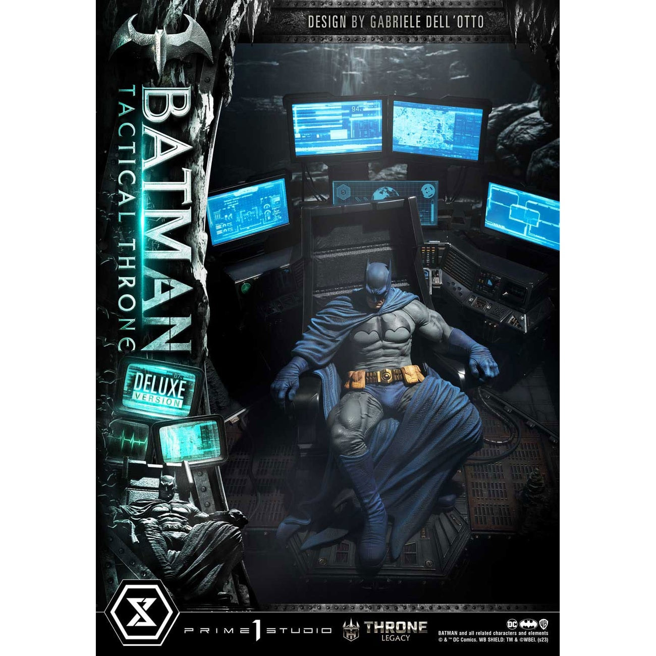 Zdjęcie produktu DC Comics Throne Legacy Collection Figura 1/3 Batman Tactical Throne Deluxe Bonus Version 57 cm