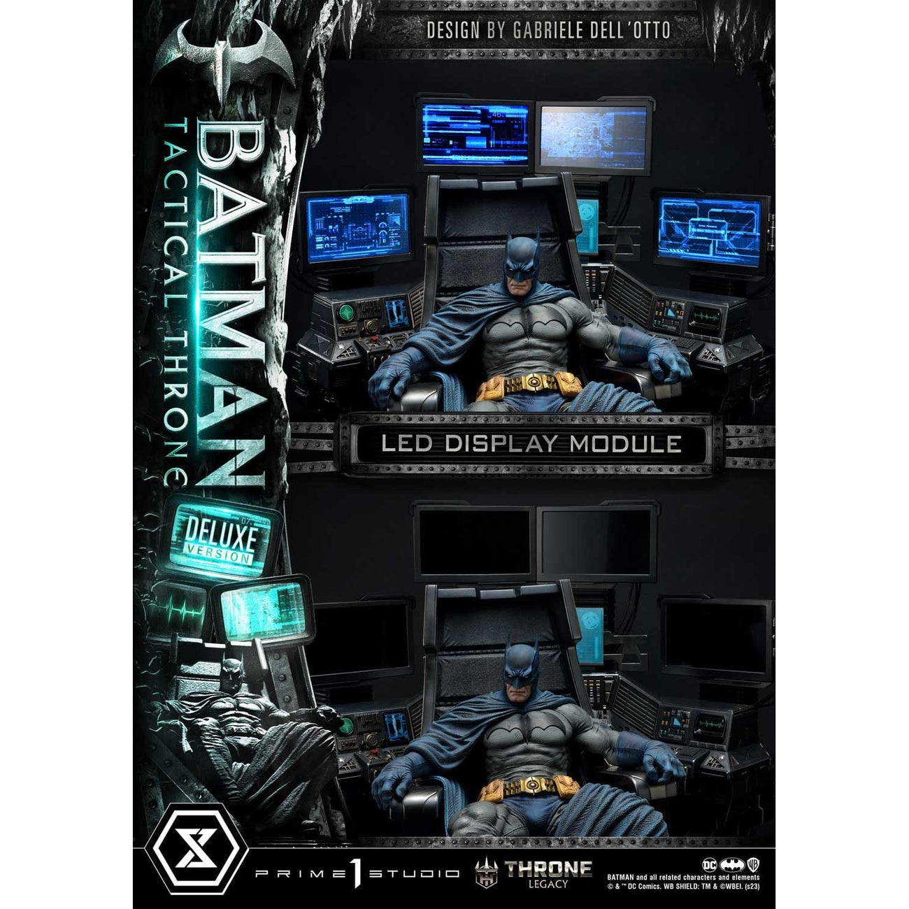 Zdjęcie produktu DC Comics Throne Legacy Collection Figura 1/3 Batman Tactical Throne Deluxe Bonus Version 57 cm