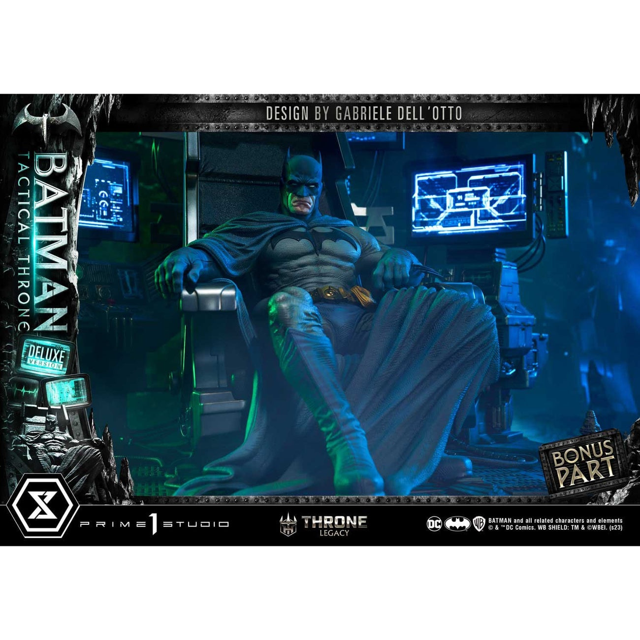 Zdjęcie produktu DC Comics Throne Legacy Collection Figura 1/3 Batman Tactical Throne Deluxe Bonus Version 57 cm