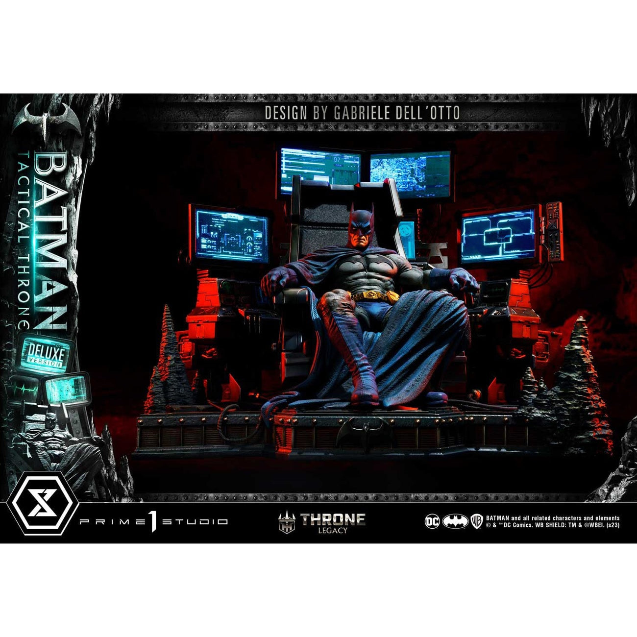 Zdjęcie produktu DC Comics Throne Legacy Collection Figura 1/3 Batman Tactical Throne Deluxe Bonus Version 57 cm