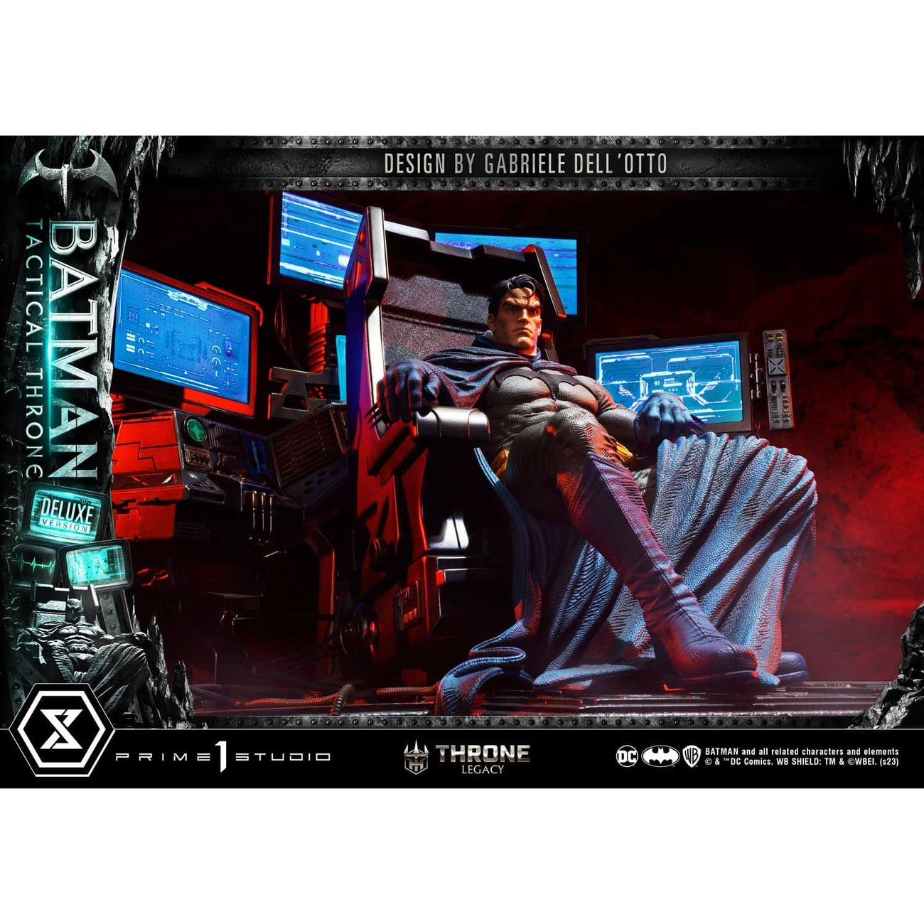Zdjęcie produktu DC Comics Throne Legacy Collection Figura 1/3 Batman Tactical Throne Deluxe Bonus Version 57 cm