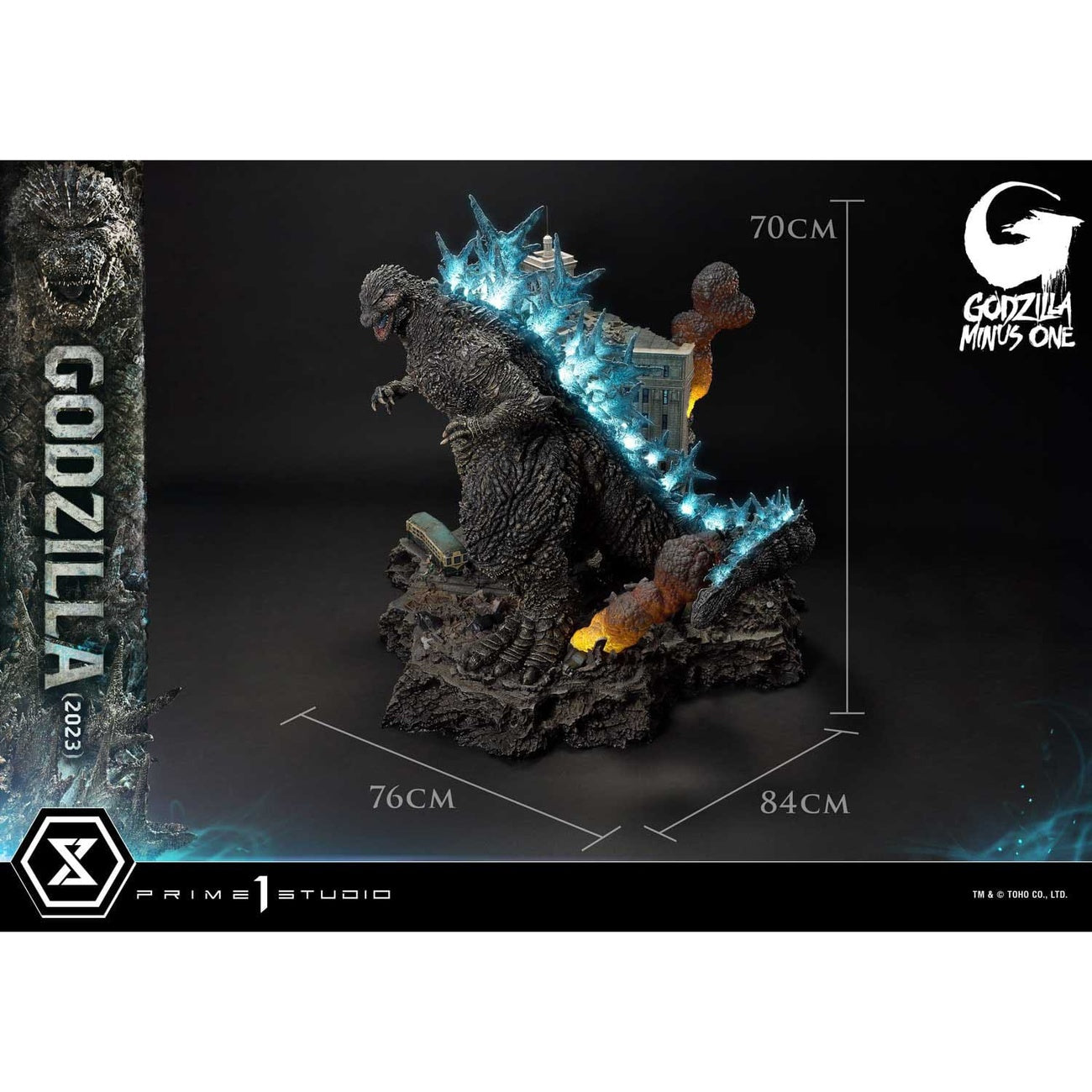 Zdjęcie produktu Godzilla Minus One Diorama Masterline Series Godzilla 2023 Wersja Bonus 70 cm