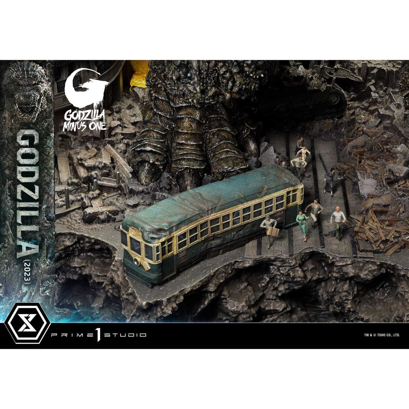 Zdjęcie produktu Godzilla Minus One Diorama Masterline Series Godzilla 2023 Wersja Bonus 70 cm