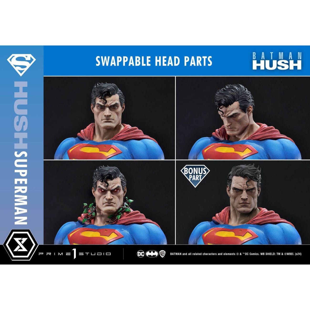 Zdjęcie produktu DC Comics Premium Masterline Series Figurka 1/4 Batman: Hush (Komiks) Superman Bonus Version 77 cm